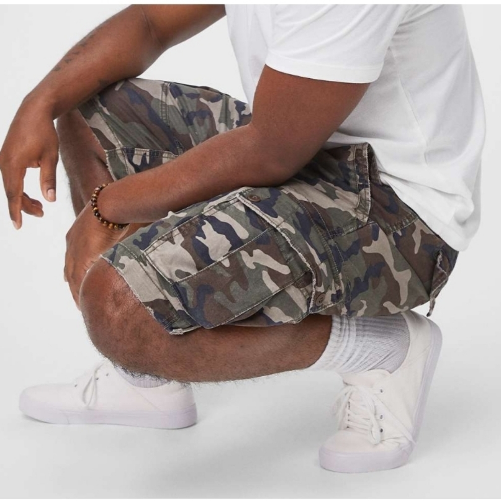 AE Camo Cargo Shorts
